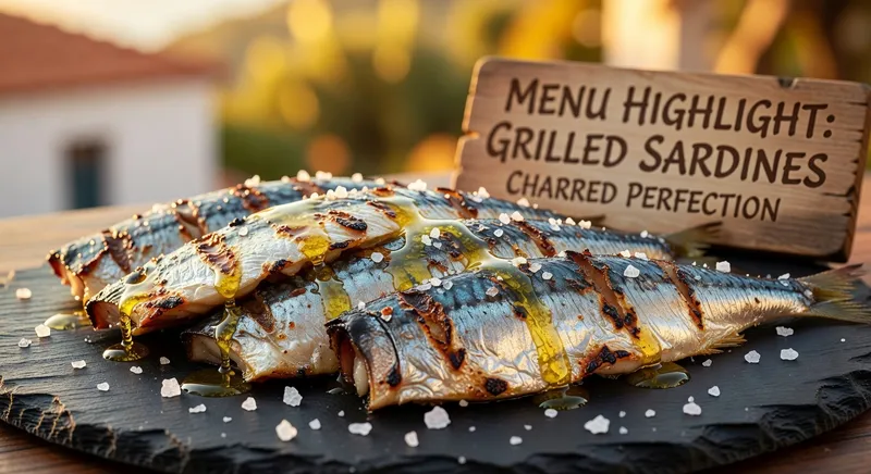 grilled sardines